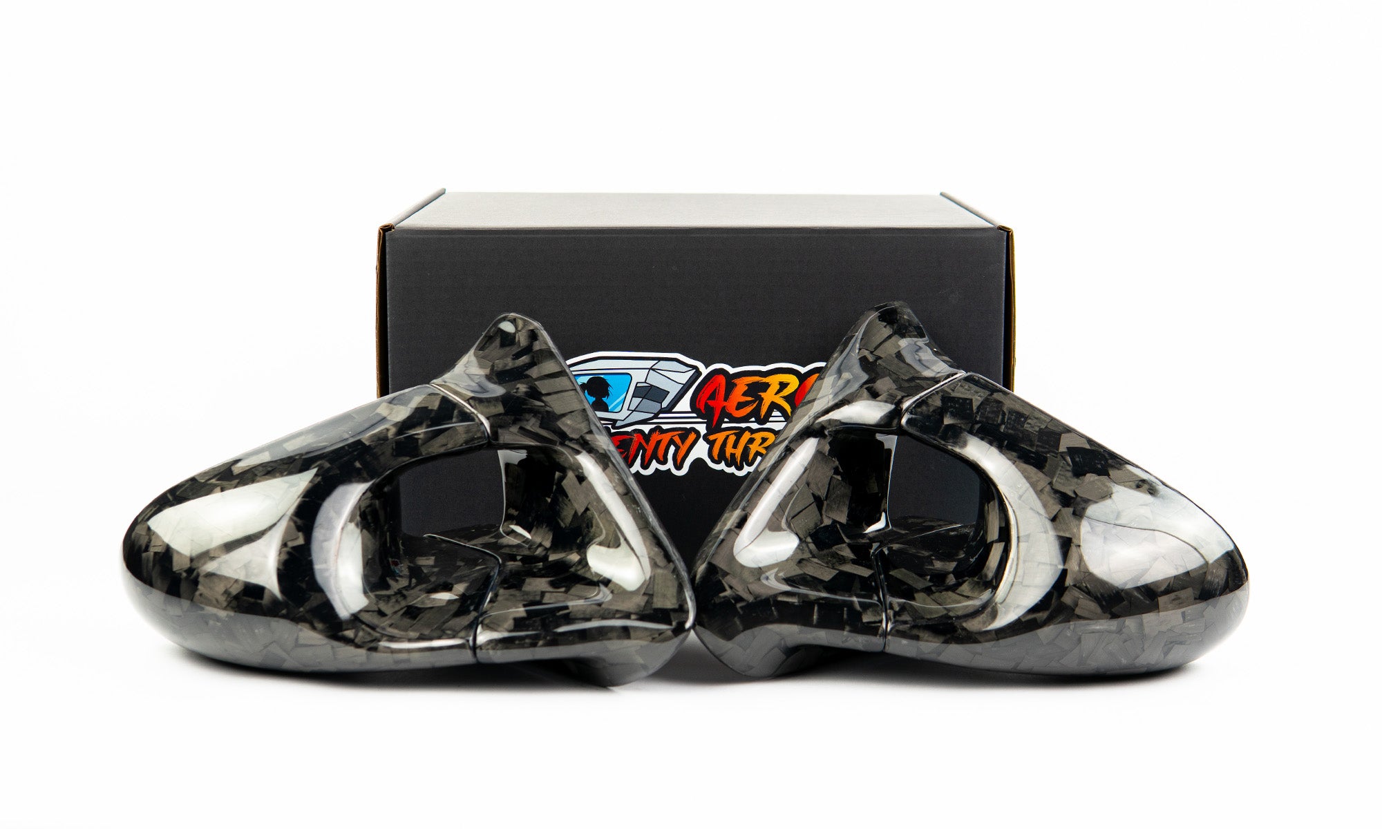 Power Aero Mirrors - Forged Carbon Fibre