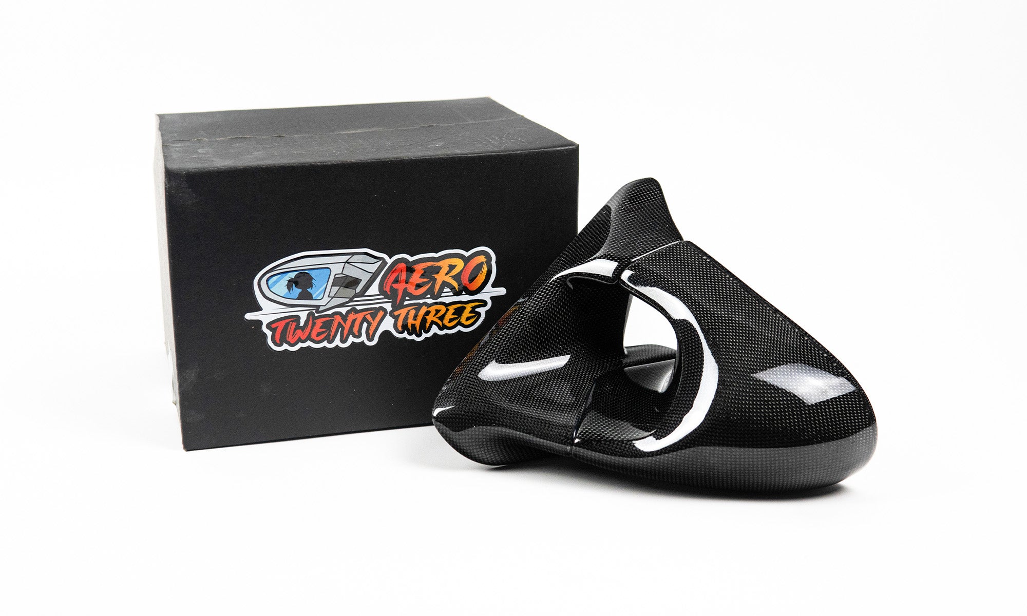 Power Aero Mirrors - Plain Weave Carbon Fibre