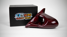 Load image into Gallery viewer, Power Aero Mirrors - Red Twill Weave Carbon Fibre
